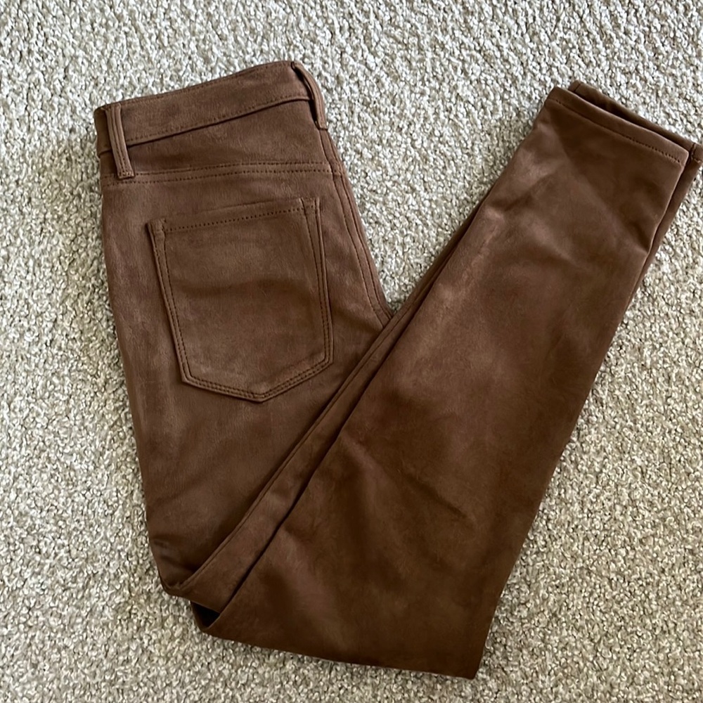 Faux Suede Banana Republic Leggings/skinny pants